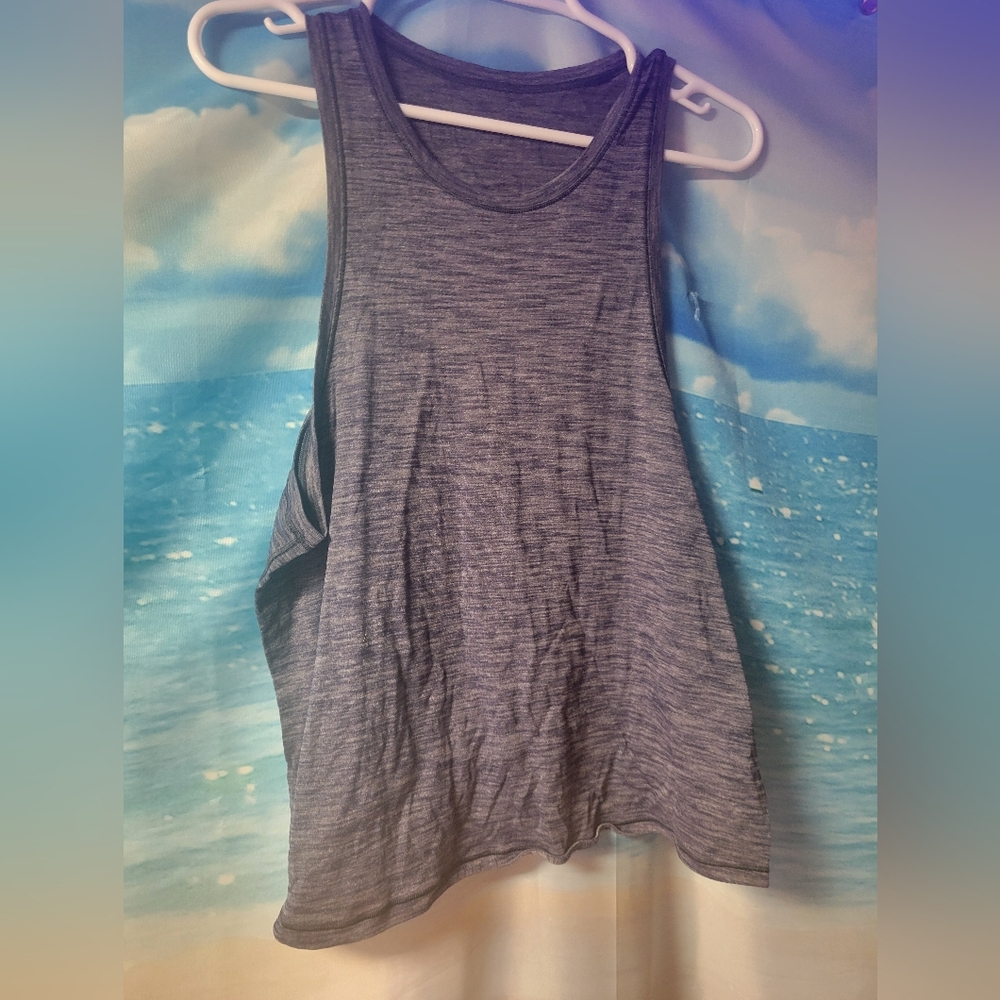Lululemon‎ Womens Blue Heather Tank Top Size 6